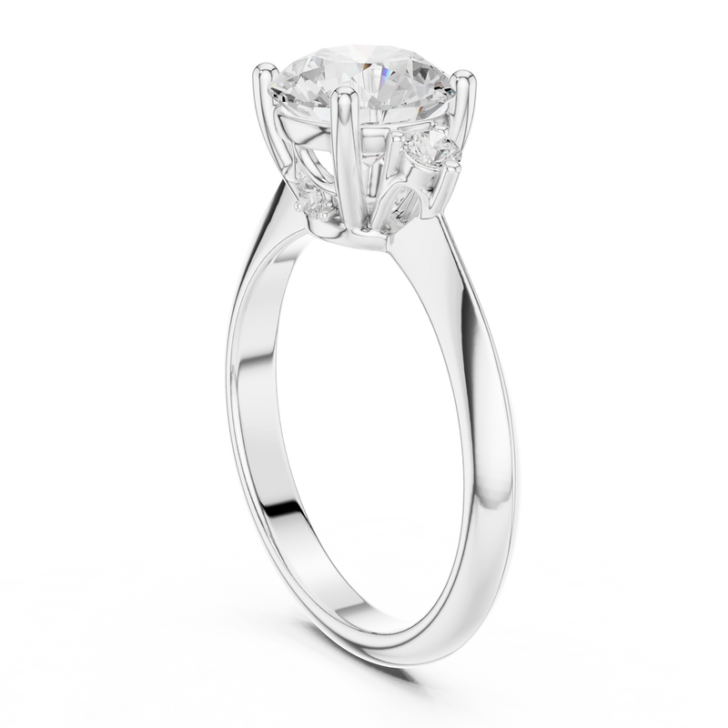 Ladies Ring DDLR-278@7 - White Gold - Image