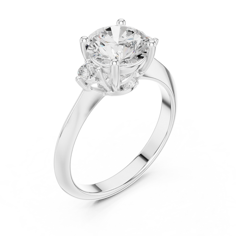Ladies Ring DDLR-278@7 - White Gold - Image