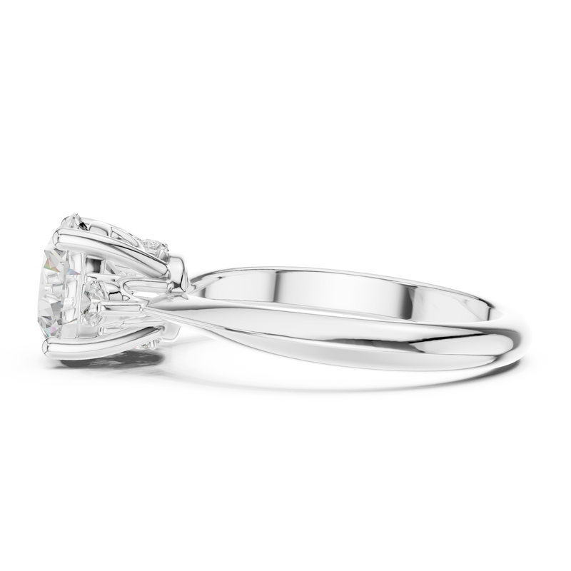 Ladies Ring DDLR-278@7 - White Gold - Image