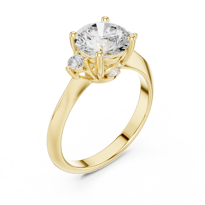 Ladies Ring DDLR-278@7 - Yellow Gold - Image