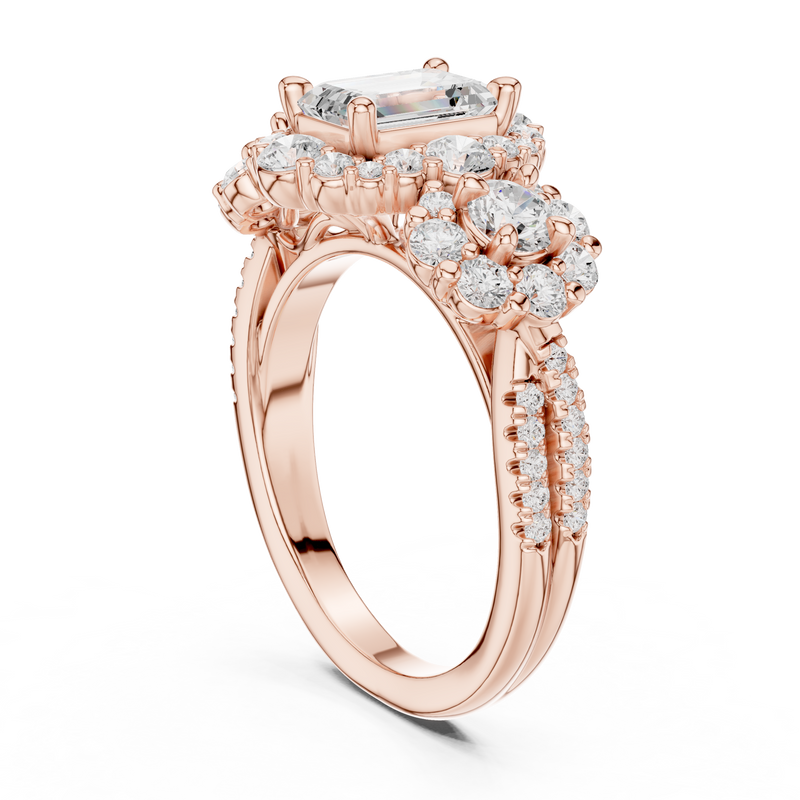 Ladies Ring DDLR-279@7 - Rose Gold - Image