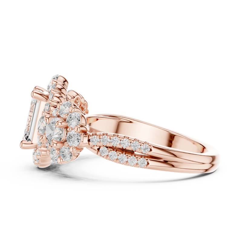 Ladies Ring DDLR-279@7 - Rose Gold - Image