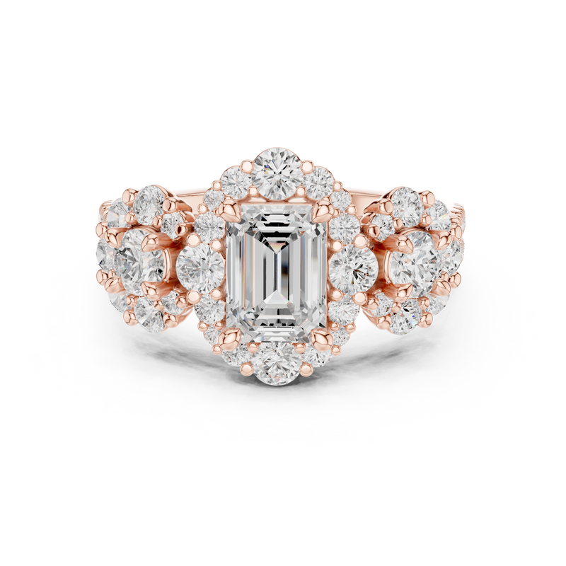 Ladies Ring DDLR-279@7 - Rose Gold - Image