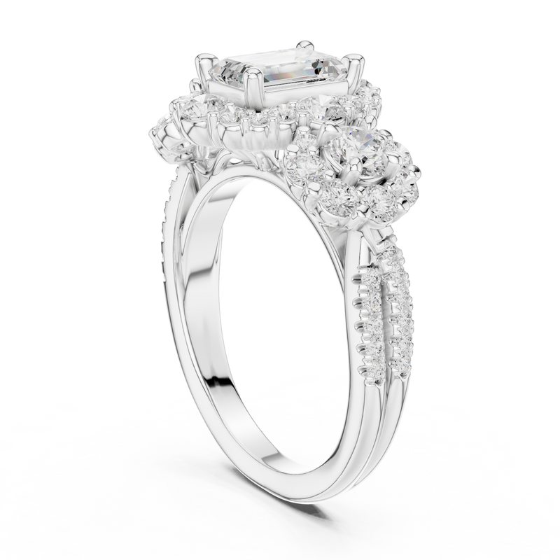 Ladies Ring DDLR-279@7 - White Gold - Image