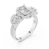 Ladies Ring DDLR-279@7 - White Gold - Image
