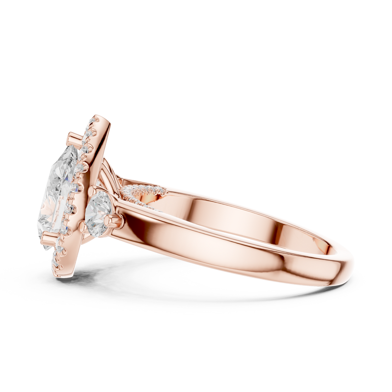 Ladies Ring DDLR-280@7 - Rose Gold - Image