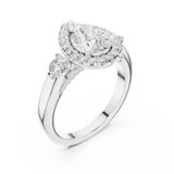 Ladies Ring DDLR-280@7 - White Gold - Image