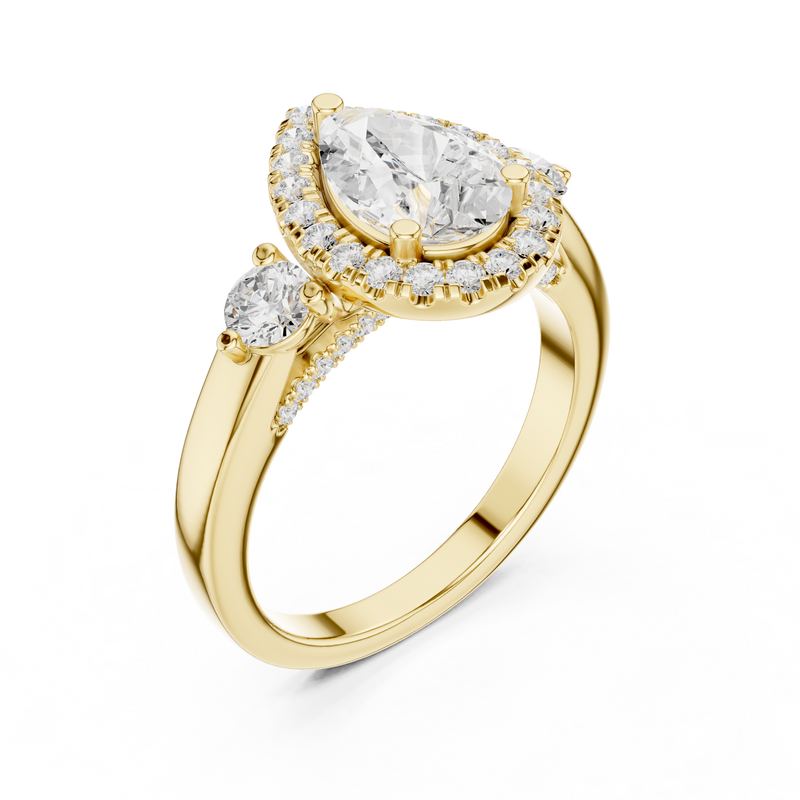 Ladies Ring DDLR-280@7 - Yellow Gold - Image