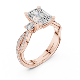 Ladies Ring DDLR-281@7 - Rose Gold - Image