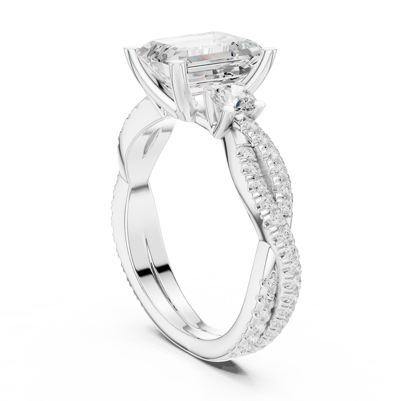 Ladies Ring DDLR-281@7 - White Gold - Image