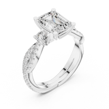Ladies Ring DDLR-281@7 - White Gold - Image
