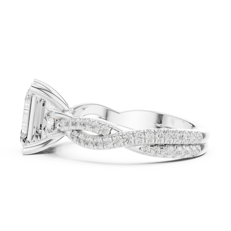 Ladies Ring DDLR-281@7 - White Gold - Image