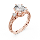 Ladies Ring DDLR-282@7 - Rose Gold - Image