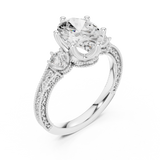 Ladies Ring DDLR-282@7 - White Gold - Image