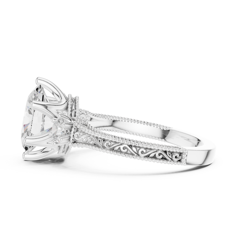 Ladies Ring DDLR-282@7 - White Gold - Image