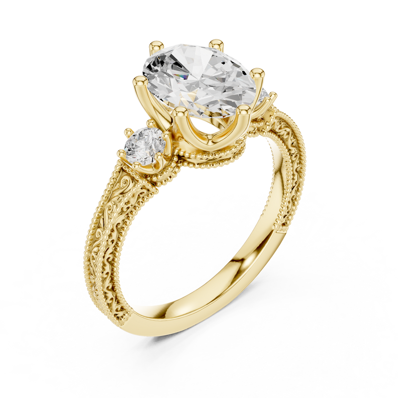 Ladies Ring DDLR-282@7 - Yellow Gold - Image