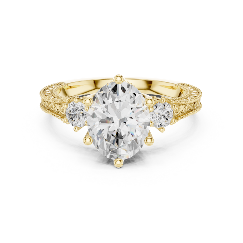 Ladies Ring DDLR-282@7 - Yellow Gold - Image