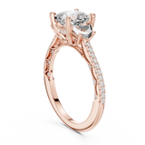 Ladies Ring DDLR-283@7 - Rose Gold - Image