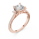 Ladies Ring DDLR-283@7 - Rose Gold - Image