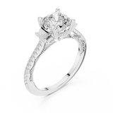 Ladies Ring DDLR-283@7 - White Gold - Image