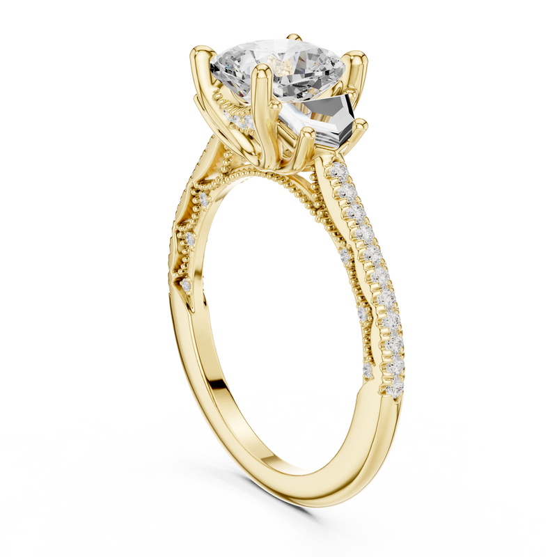 Ladies Ring DDLR-283@7 - Yellow Gold - Image