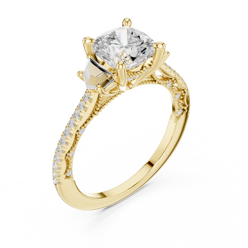 Ladies Ring DDLR-283@7 - Yellow Gold - Image