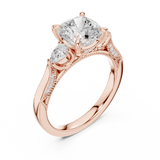 Ladies Ring DDLR-284@7 - Rose Gold - Image