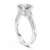Ladies Ring DDLR-284@7 - White Gold - Image