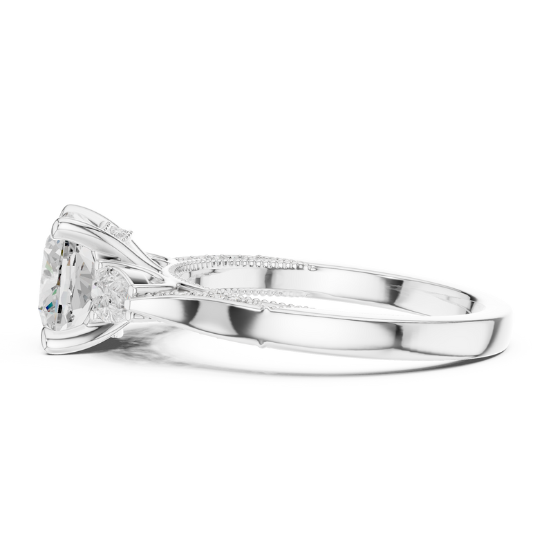Ladies Ring DDLR-284@7 - White Gold - Image