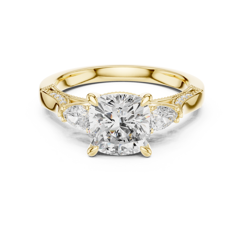 Ladies Ring DDLR-284@7 - Yellow Gold - Image