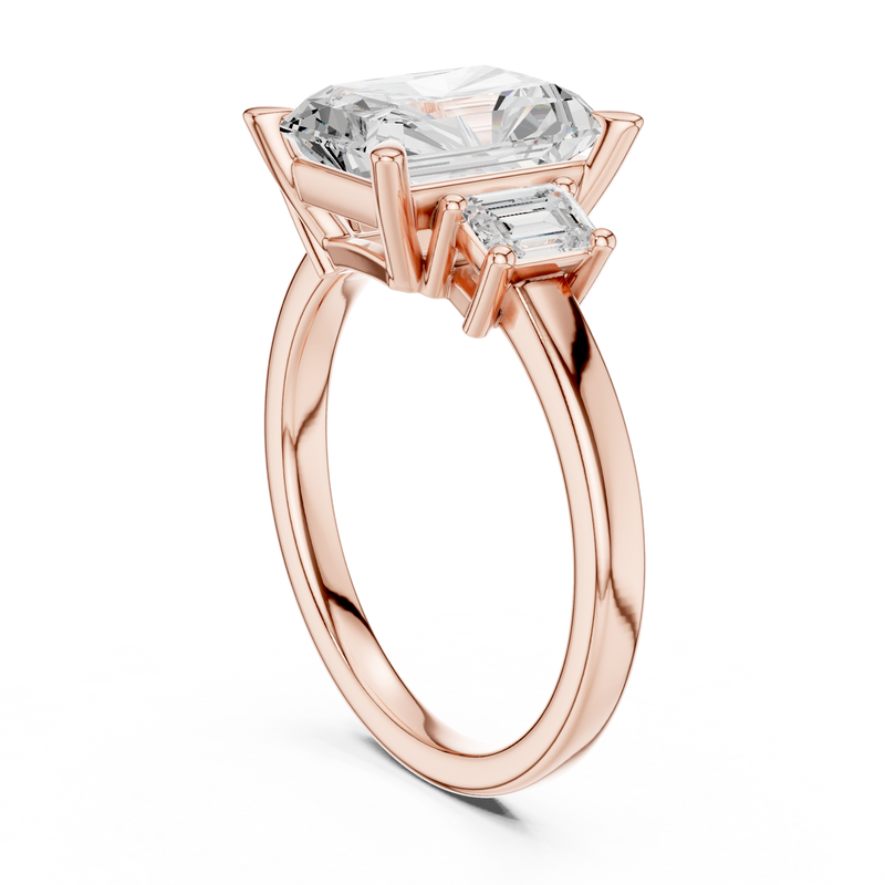 Ladies Ring DDLR-286@7 - Rose Gold - Image