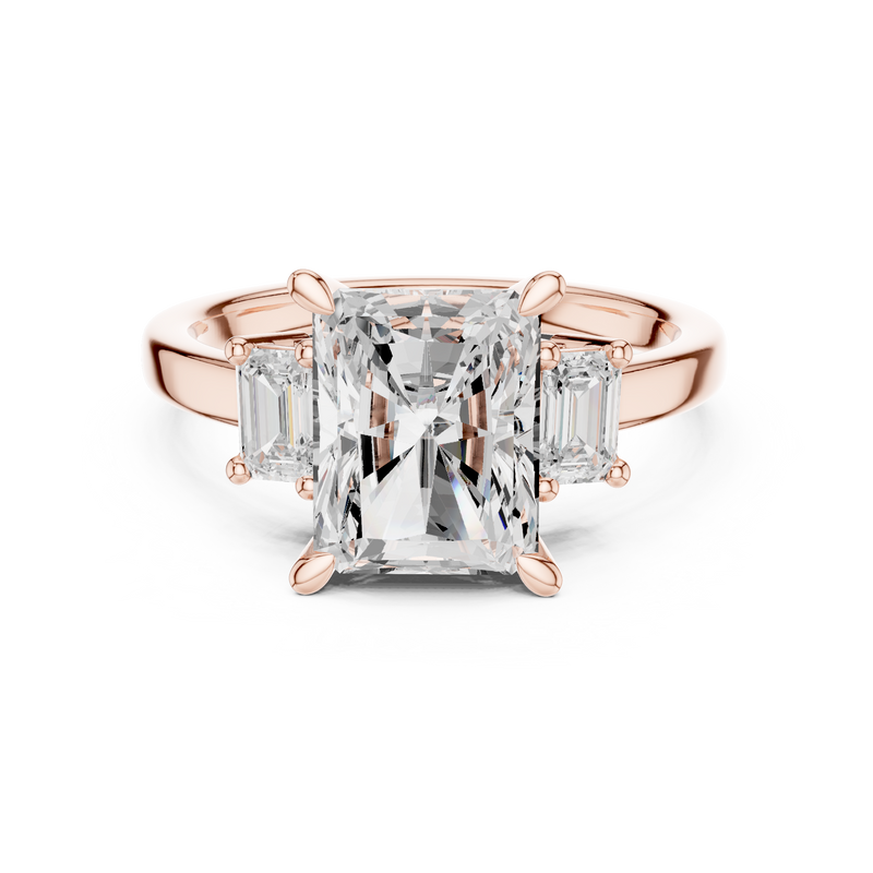 Ladies Ring DDLR-286@7 - Rose Gold - Image
