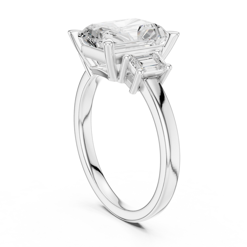 Ladies Ring DDLR-286@7 - White Gold - Image
