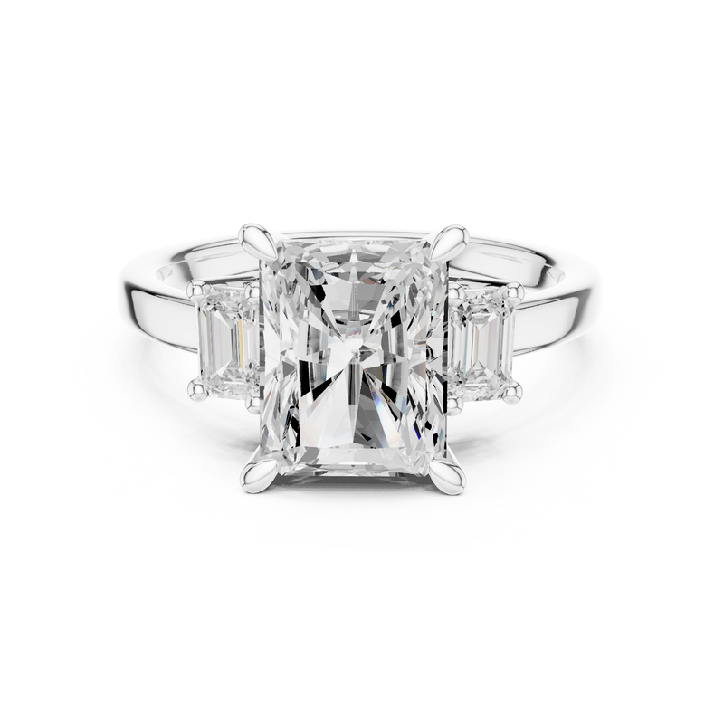 Ladies Ring DDLR-286@7 - White Gold - Image