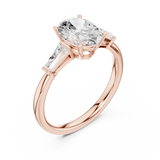 Ladies Ring DDLR-287@7 - Rose Gold - Image