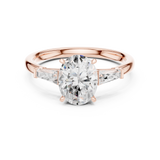 Ladies Ring DDLR-287@7 - Rose Gold - Image