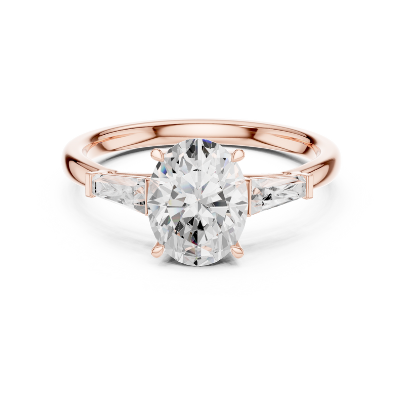 Ladies Ring DDLR-287@7 - Rose Gold - Image