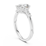 Ladies Ring DDLR-287@7 - White Gold - Image