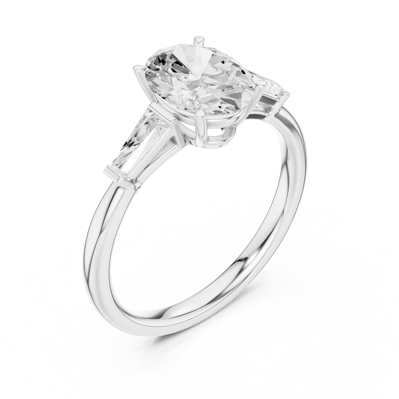 Ladies Ring DDLR-287@7 - White Gold - Image