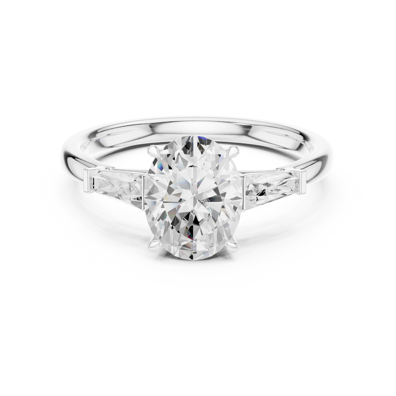 Ladies Ring DDLR-287@7 - White Gold - Image
