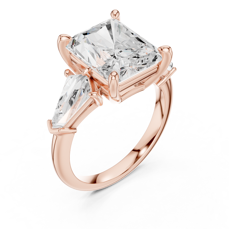 Ladies Ring DDLR-288@7 - Rose Gold - Image