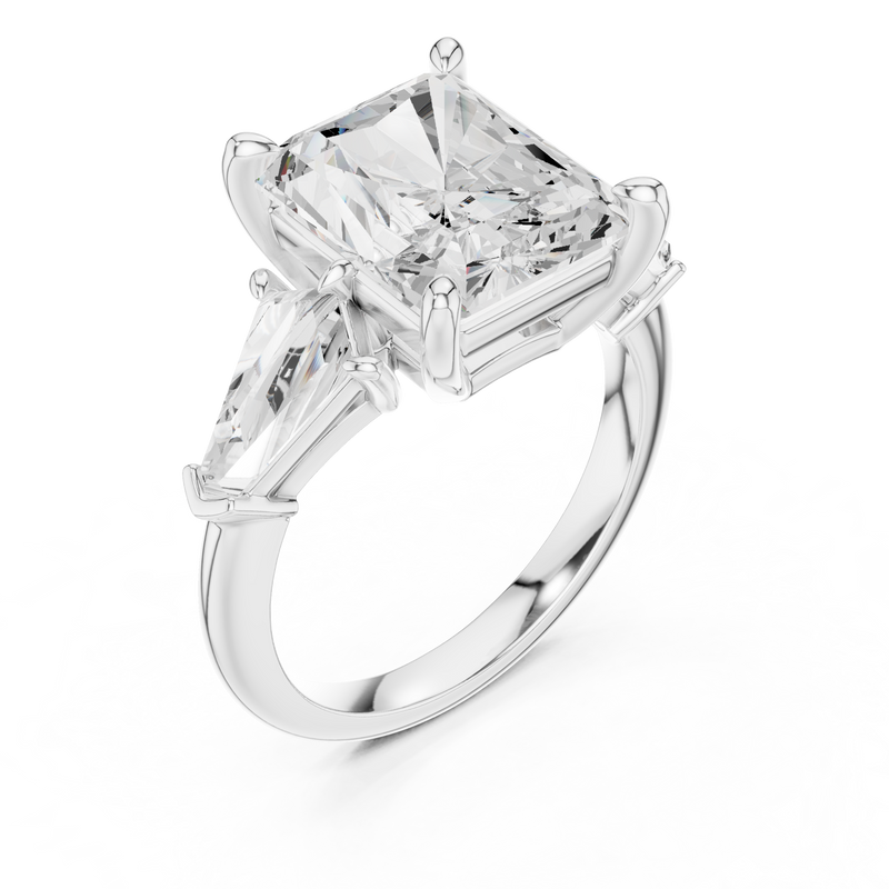 Ladies Ring DDLR-288@7 - White Gold - Image