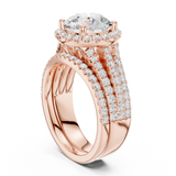 Ladies Ring DDLR-289@7 - Rose Gold - Image