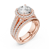 Ladies Ring DDLR-289@7 - Rose Gold - Image