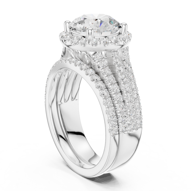 Ladies Ring DDLR-289@7 - White Gold - Image