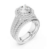 Ladies Ring DDLR-289@7 - White Gold - Image