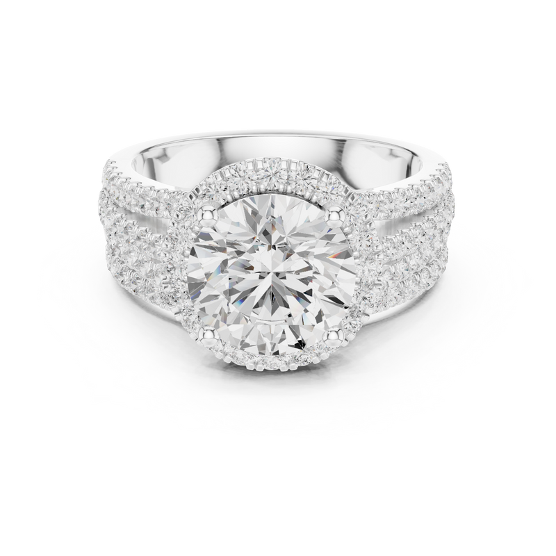 Ladies Ring DDLR-289@7 - White Gold - Image