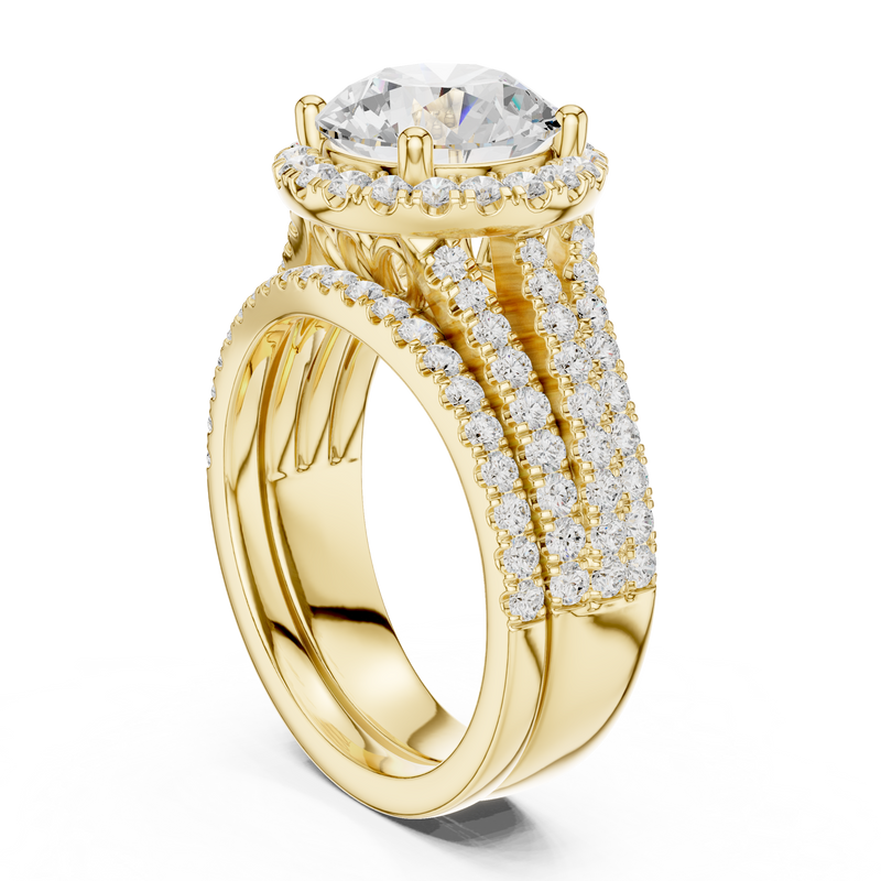 Ladies Ring DDLR-289@7 - Yellow Gold - Image