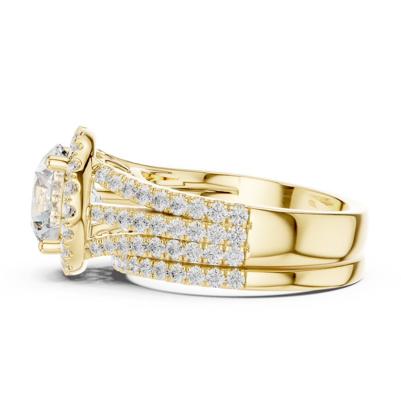 Ladies Ring DDLR-289@7 - Yellow Gold - Image