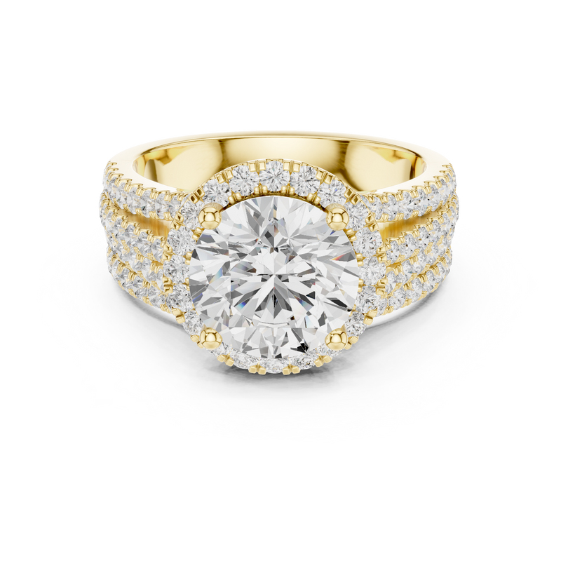 Ladies Ring DDLR-289@7 - Yellow Gold - Image